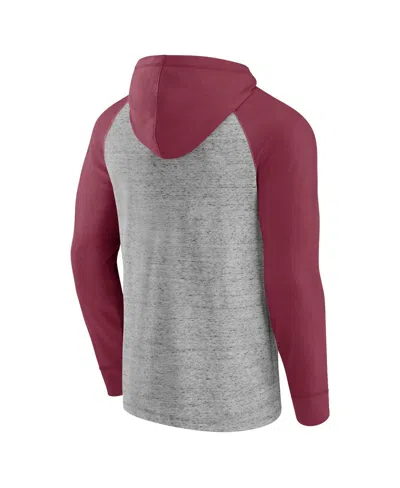 Fanatics Men's  Steel Colorado Rapids Deflection Raglan Pullover Hoodie In Steel