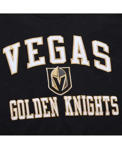 Mitchell & Ness Men's  Black Vegas Golden Knights Legendary Slub T-shirt In Black