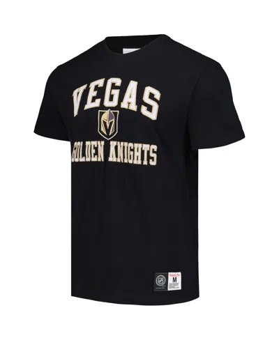 Mitchell & Ness Men's  Black Vegas Golden Knights Legendary Slub T-shirt In Black