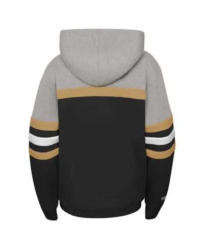 Mitchell & Ness Big Boys Black Vegas Golden Knights Head Coach Pullover Hoodie In Black