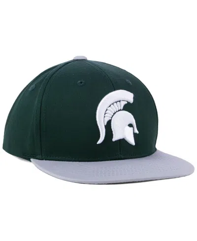Shop Top Of The World Boys' Michigan State Spartans Maverick Snapback Cap In Green,gray