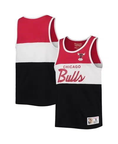 Shop Mitchell & Ness Big Boys  Black, Red Chicago Bulls Hardwood Classics Special Script Tank Top In Black,red