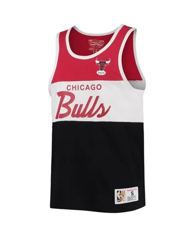 Shop Mitchell & Ness Big Boys  Black, Red Chicago Bulls Hardwood Classics Special Script Tank Top In Black,red