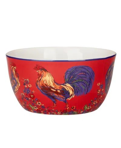 Shop Certified International Morning Rooster Deep Bowl In Miscellaneous