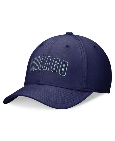 Shop Nike Men's Chicago Cubs Evergreen Performance Flex Hat In Royal