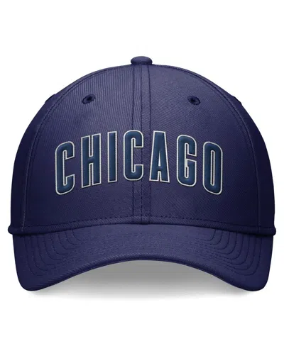 Shop Nike Men's Chicago Cubs Evergreen Performance Flex Hat In Royal