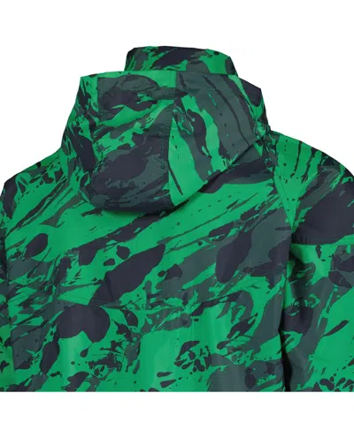Shop Nike Men's  Green Michigan State Spartans Anorak Half-zip Jacket