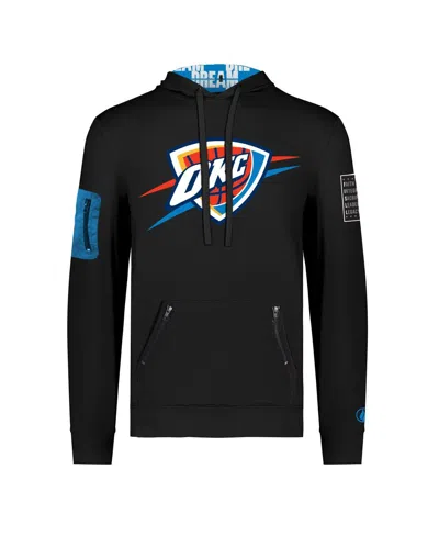 Shop Fisll Men's And Women's  X Black History Collection Black Oklahoma City Thunder Pullover Hoodie