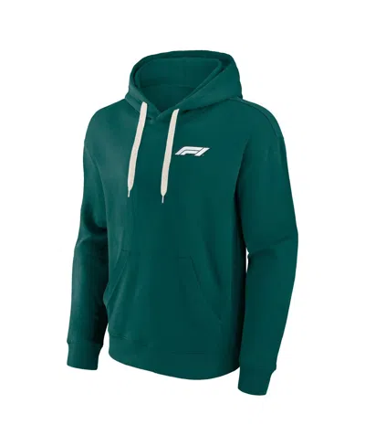 Shop Fanatics Men's  Teal Formula 1 Clubhouse Pullover Hoodie