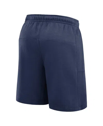 Shop Nike Men's  Navy Atlanta Braves Arched Kicker Shorts