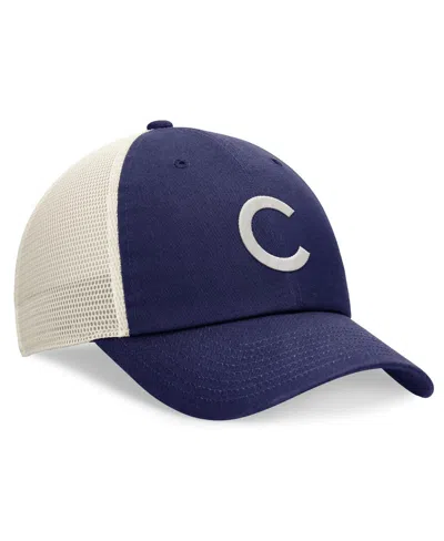 Shop Nike Men's  Royal Chicago Cubs Cooperstown Collection Rewind Club Trucker Adjustable Hat