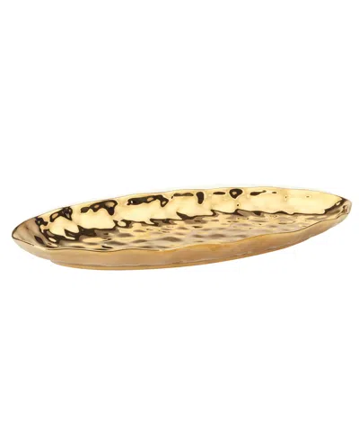Certified International Gold Coast Oval Fish Platter In Miscellaneous