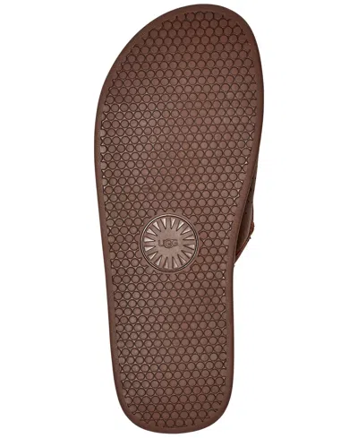 Shop Ugg Men's Seaside Slide Slip-on Sandals In Lage