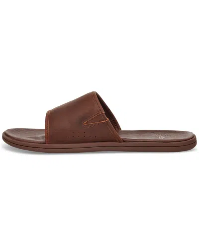 Shop Ugg Men's Seaside Slide Slip-on Sandals In Lage