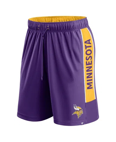 Shop Fanatics Men's  Purple Minnesota Vikings Win The Match Shorts