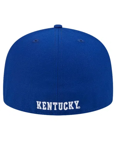 Shop New Era Men's  Royal Kentucky Wildcats Throwback 59fifty Fitted Hat