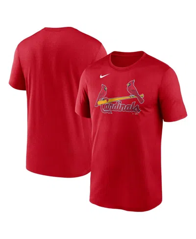 Shop Nike Men's  Red St. Louis Cardinals Fuse Legend T-shirt