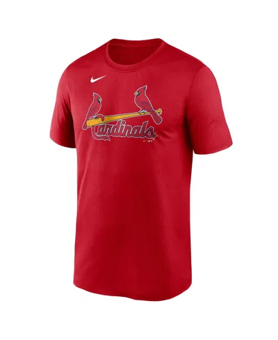 Nike St. Louis Cardinals Fuse Wordmark  Men's Mlb T-shirt In Red