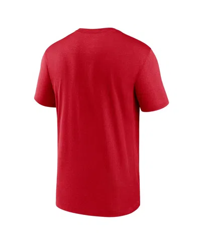 Nike St. Louis Cardinals Fuse Wordmark  Men's Mlb T-shirt In Red