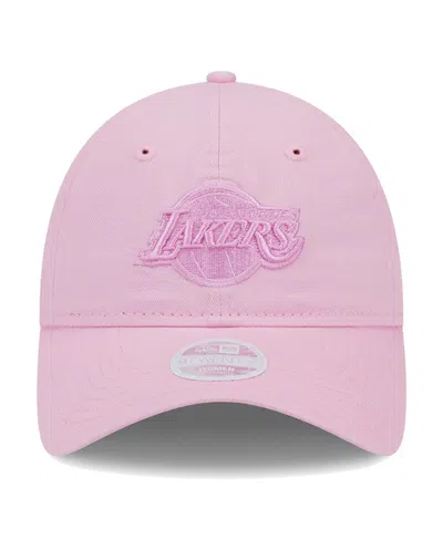 Shop New Era Women's  Pink Los Angeles Lakers Colorpack Tonal 9twenty Adjustable Hat