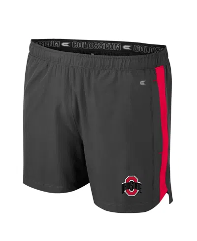 Shop Colosseum Men's  Charcoal Ohio State Buckeyes Langmore Shorts