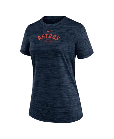 Nike Women's Navy Cleveland Guardians Authentic Collection Velocity Performance T-shirt In Navy