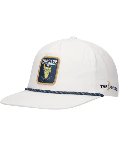 Shop Barstool Golf Men's  White The Players Snapback Hat