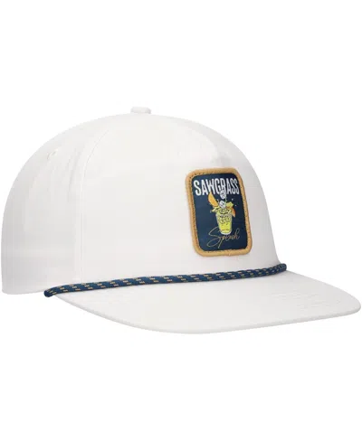 Shop Barstool Golf Men's  White The Players Snapback Hat