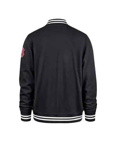 Shop 47 Brand Men's ' Black Boston Red Sox Wax Pack Pro Camden Full-zip Track Jacket