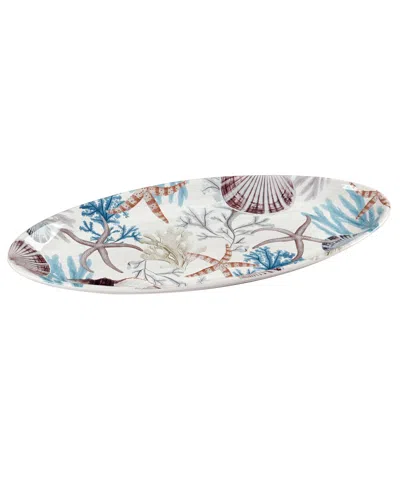 Shop Certified International Beyond The Shore Fish Platter In Miscellaneous