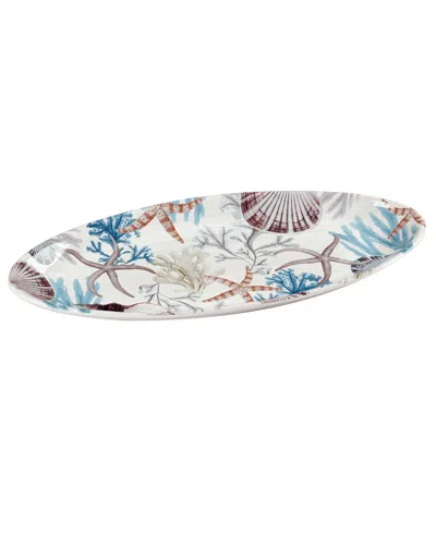 Certified International Beyond The Shore Fish Platter In Miscellaneous