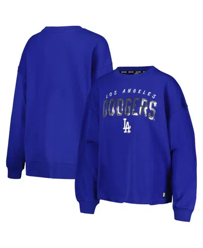 Shop Dkny Women's  Sport Royal Los Angeles Dodgers Penelope Pullover Sweatshirt