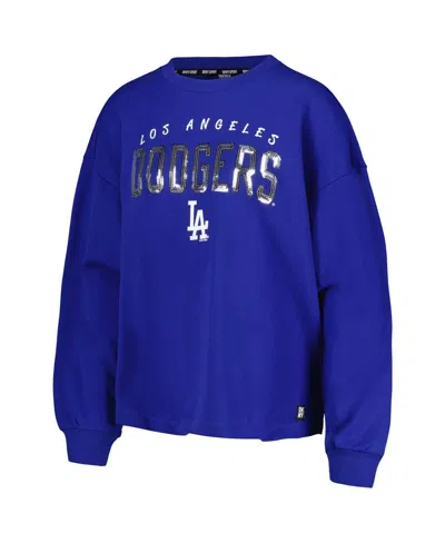 Shop Dkny Women's  Sport Royal Los Angeles Dodgers Penelope Pullover Sweatshirt
