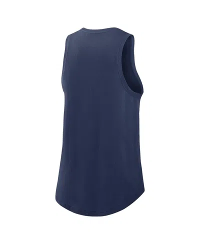 Nike Navy New York Yankees Legacy Icon High Neck Fashion Tank Top In Navy
