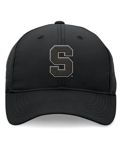 Shop Top Of The World Men's  Black Syracuse Orange Liquesce Trucker Adjustable Hat