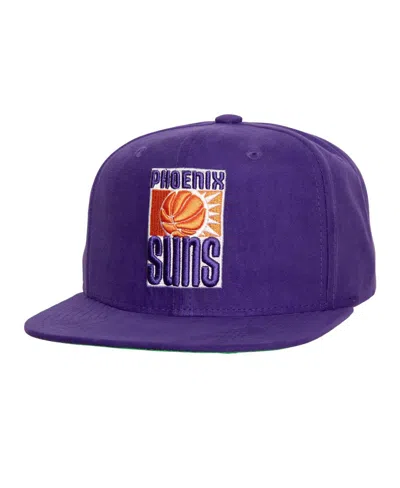 Mitchell & Ness Men's  Purple Phoenix Suns Sweet Suede Snapback Hat In Purple