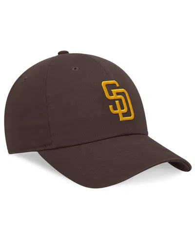 Nike Brown San Diego Padres Evergreen Club Adjustable Hat In Brown