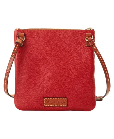 Shop Dooney & Bourke Women's  St. Louis Cardinals Infield Triple Zip Crossbody Purse In Red