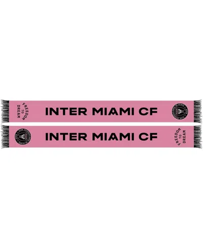 Shop Ruffneck Scarves Men's And Women's Pink Inter Miami Cf Jersey Hook Scarf
