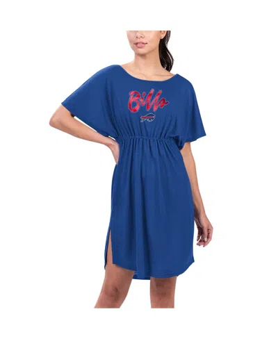 G-iii 4her By Carl Banks Royal Buffalo Bills Versus Swim Coverup In Royal