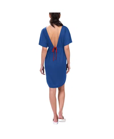 G-iii 4her By Carl Banks Royal Buffalo Bills Versus Swim Coverup In Royal