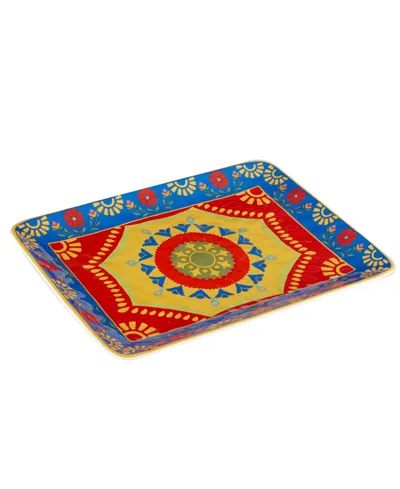 Shop Certified International Spice Love Rectangular Platter In Miscellaneous