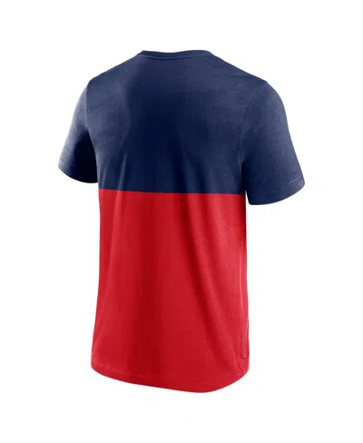 Shop Fanatics Men's  Red, Navy Team Usa Edge Depth T-shirt In Red,navy