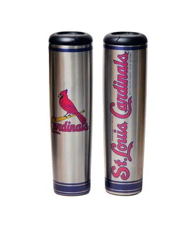 Shop Dugout Mugs St. Louis Cardinals 20 oz Metal Bat Tumbler In Silver