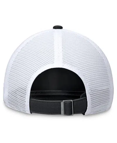 Nike Men's  Black Chicago White Sox Evergreen Wordmark Trucker Adjustable Hat In Black