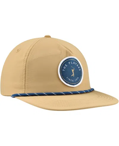 Shop Barstool Golf Men's  Khaki The Players Snapback Hat