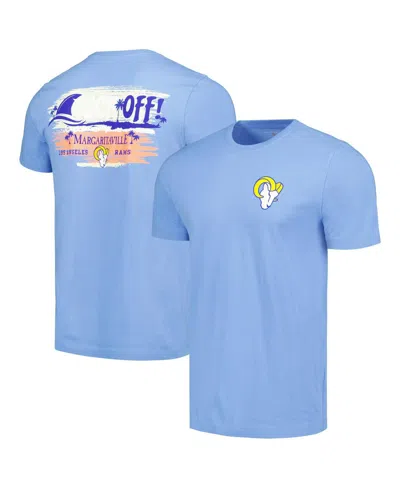 Shop Margaritaville Men's  Blue Los Angeles Rams T-shirt