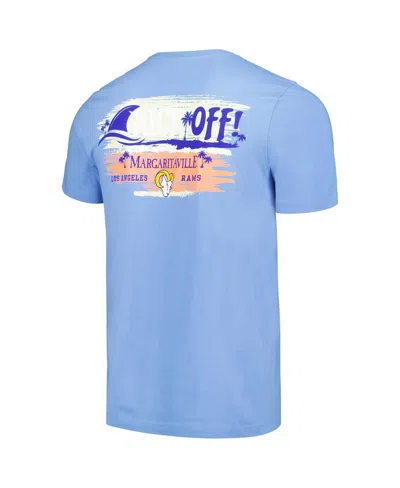 Shop Margaritaville Men's  Blue Los Angeles Rams T-shirt