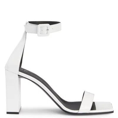 Shop Giuseppe Zanotti Shangay Buckle In White