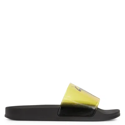 Giuseppe Zanotti Brett Signature Slides In Yellow